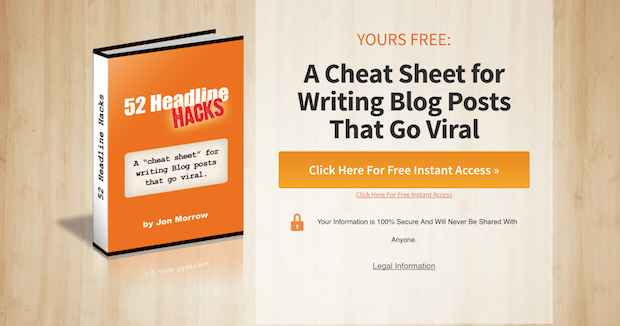 Cheat Sheet Example - Lead Magnet