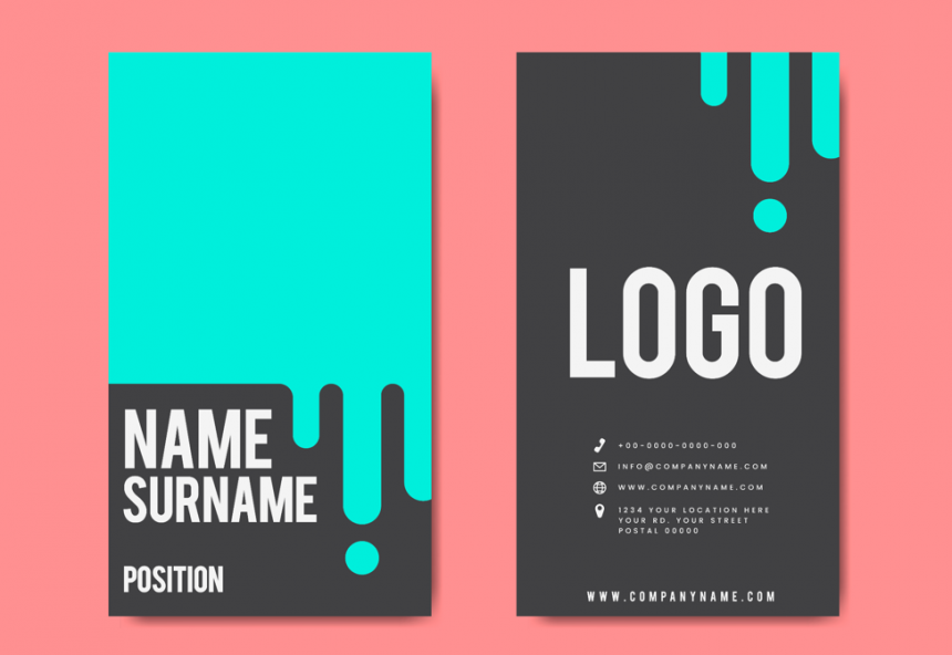 Extra Large Text on Business Card