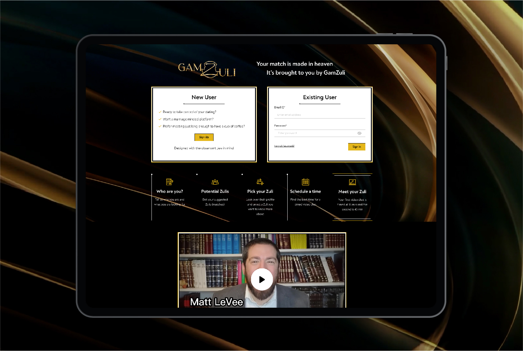 Gumzuli User Login & Signup