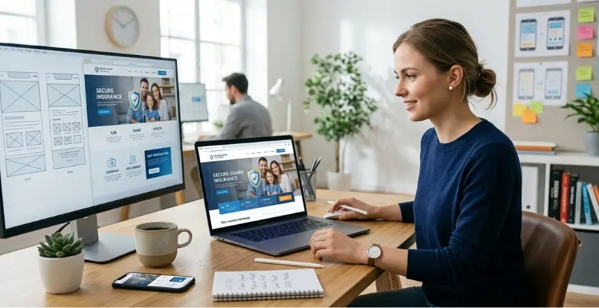 Best Insurance Website Designs 2026 [Examples and Best Practices]