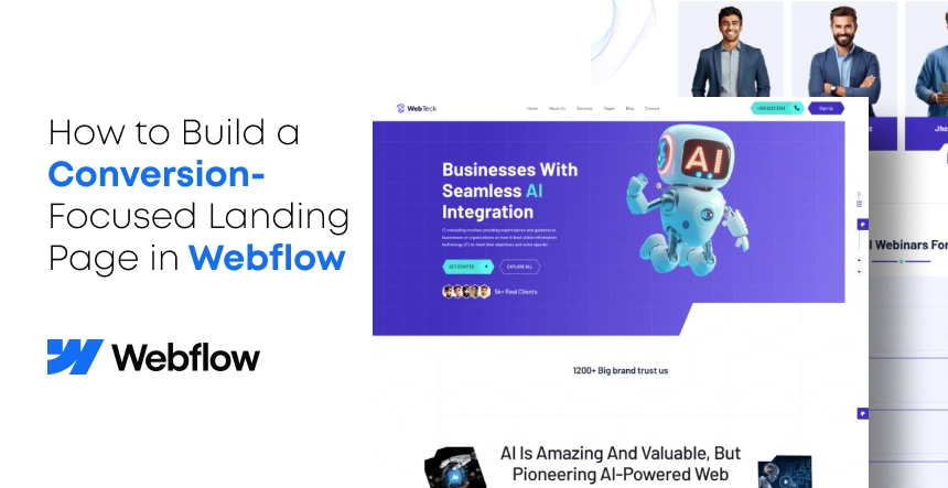 How to Build a Conversion-Focused Landing Page in Webflow