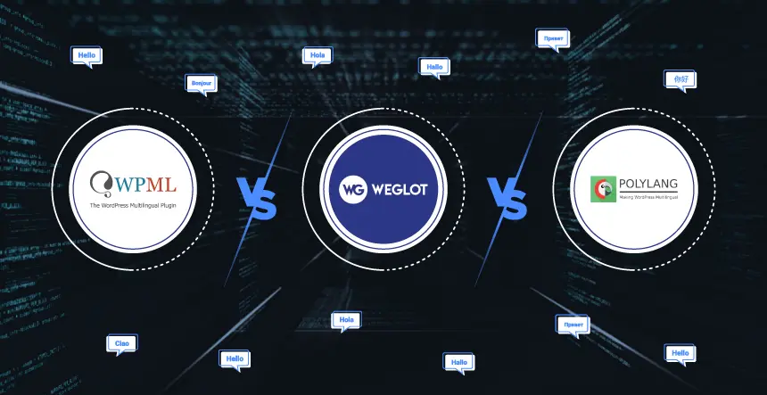 WPML vs Weglot vs Polylang