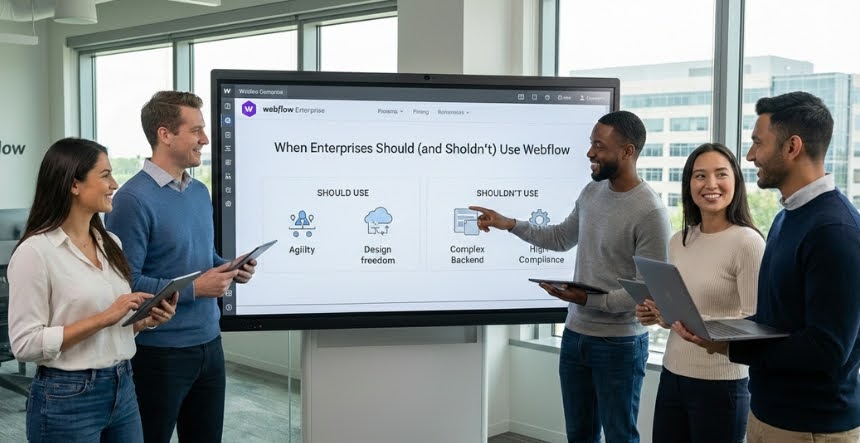 When Enterprises Choose Webflow (And When They Shouldn't)