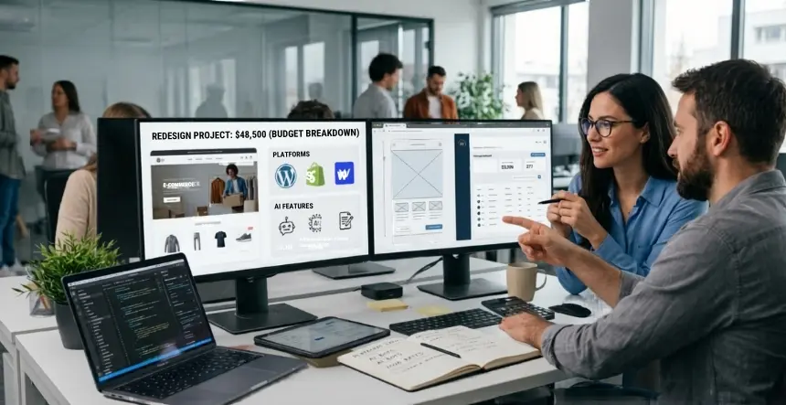 Website Redesign Cost in 2026 Pricing by Platform and AI Features