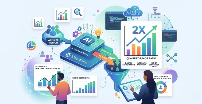 WordPress AI Lead Capture How B2B Teams Are Doubling Qualified Lead Ratios