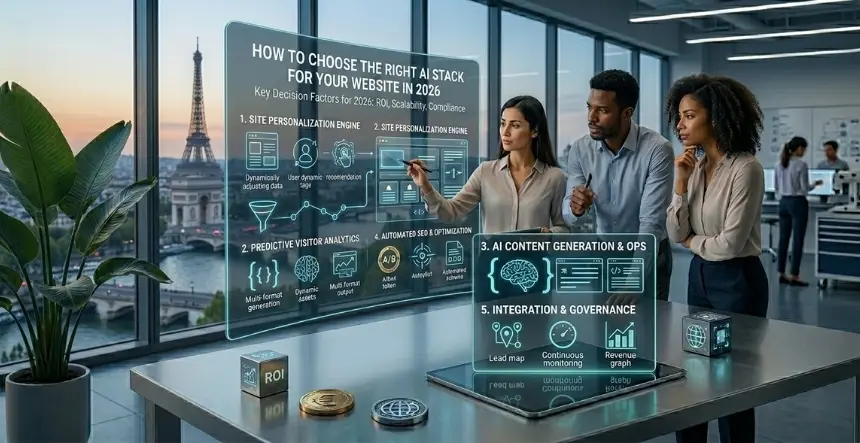 How to Choose the Right AI Stack for Your Website in 2026