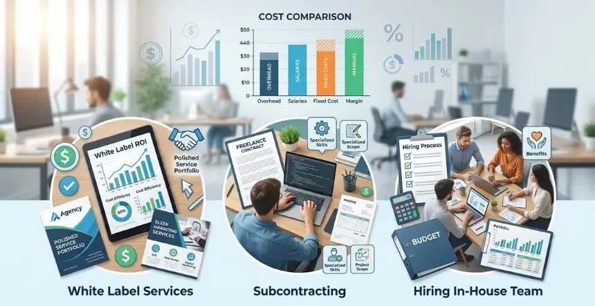 White Label vs Subcontracting vs Hiring The Real Cost Comparison for Agencies