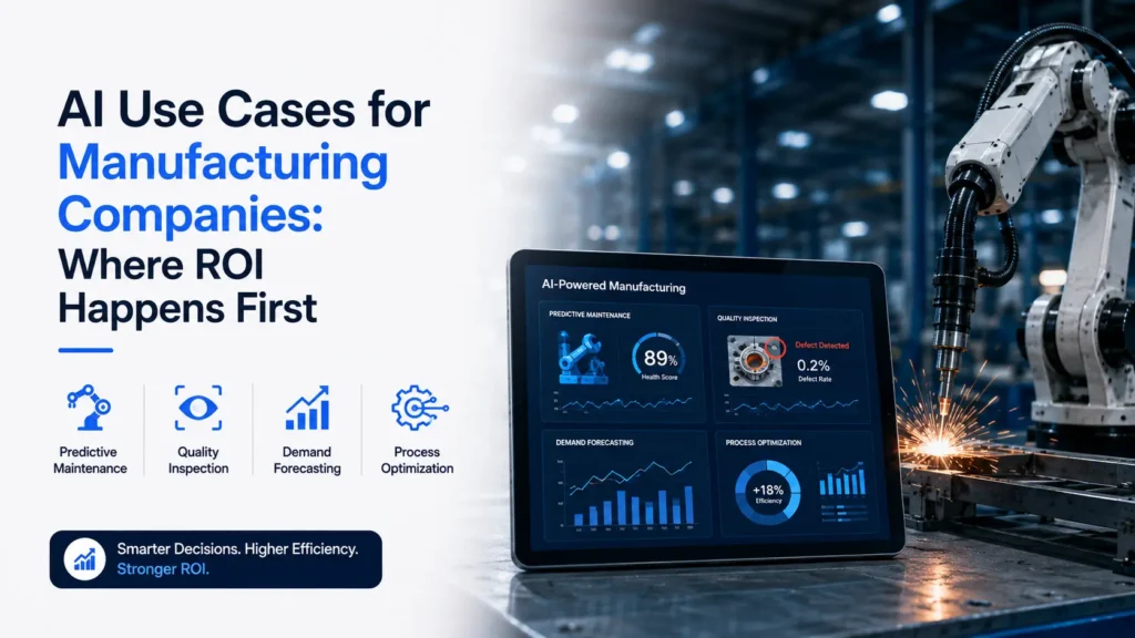 AI Use Cases for Manufacturing Companies